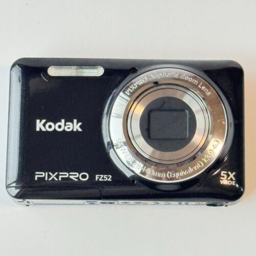 PIXPRO Easy to Use Zoom 16MP Digital Camera 5x Optical Zoom Black FZ52 KODAK - Picture 4 of 6