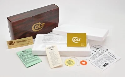 Colt Diamondback 4 & 6 Inch Pre-1977 Box And Paperwork Package. Brand New