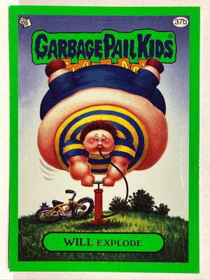 Garbage Pail Kids Topps Sticker 2011 Flashback Serie 3 Green Will Explode 37b