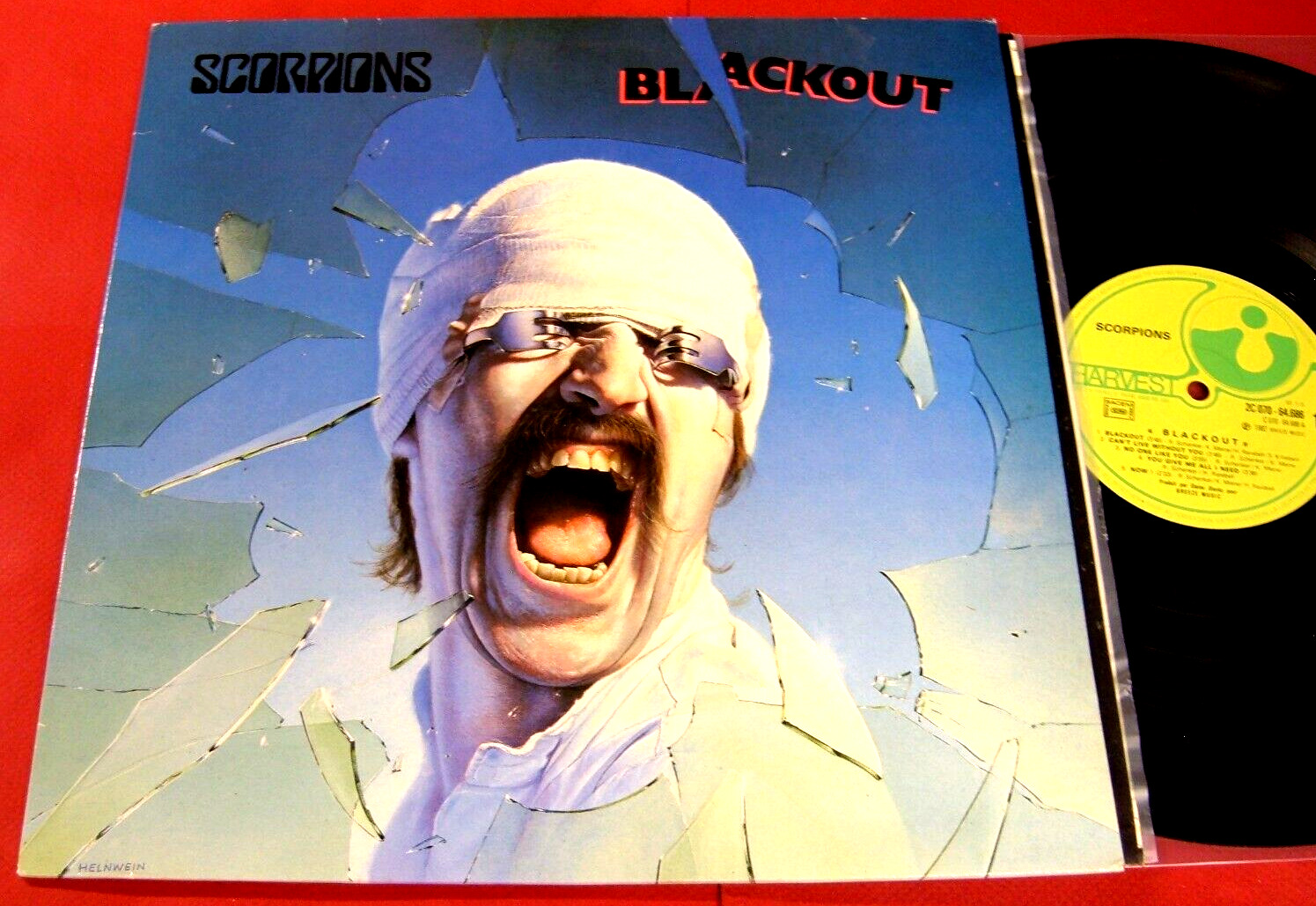 Scorpions  "BLACKOUT"  1982, French Harvest 2C 070-64.686  1st Pressing  NM-/NM-