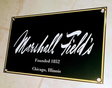 Marshall Field store nostalgia Chicago Sign