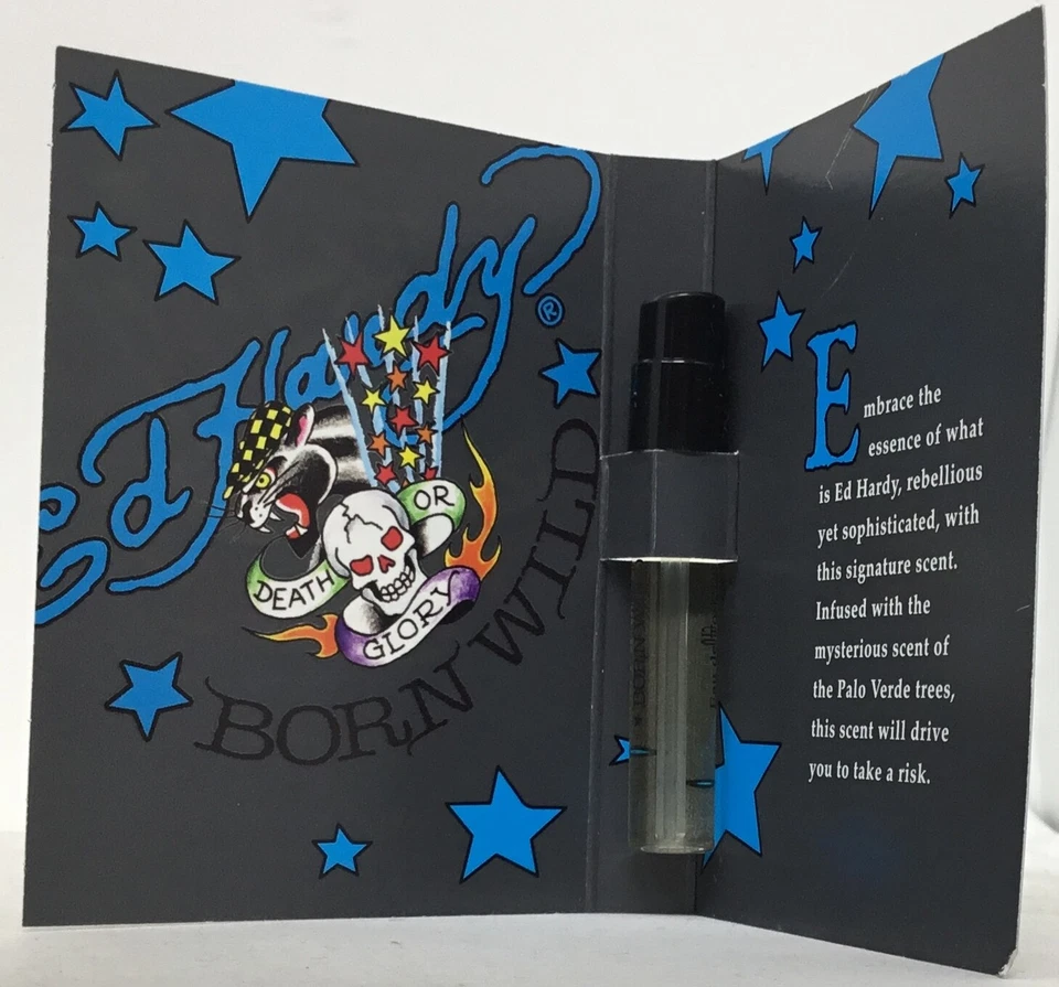 Frascos de muestra Ed Hardy Born Wild 0,05 oz 5 piezas Foto 3 de 4