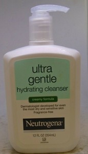 neutrogena ultra gentle hydrating daily facial cleanser for sensitive skin