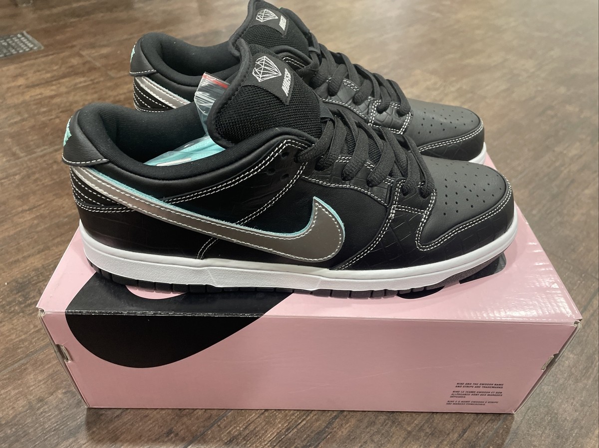 Nike SB Dunk Low Pro x Diamond Supply Co. Black Diamond Nike SB Dunk Low Pro x Diamond Supply Co. Black Diamond
