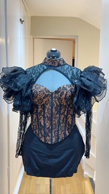 Afrikanisches 2-teiliges Kleid (UK12-14) für Abend oder Hochzeit Party