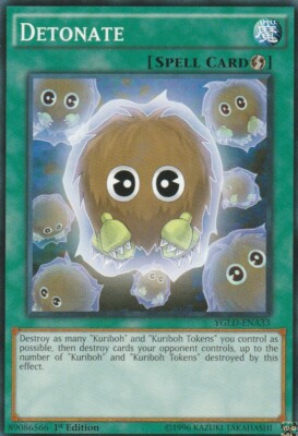 YUGIOH CARD DETONATE YGLD-ENA33