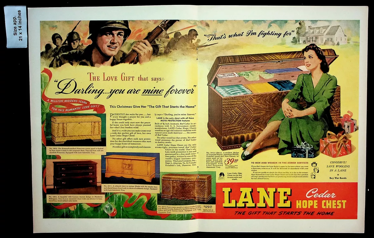 1944 lane on sale cedar chest