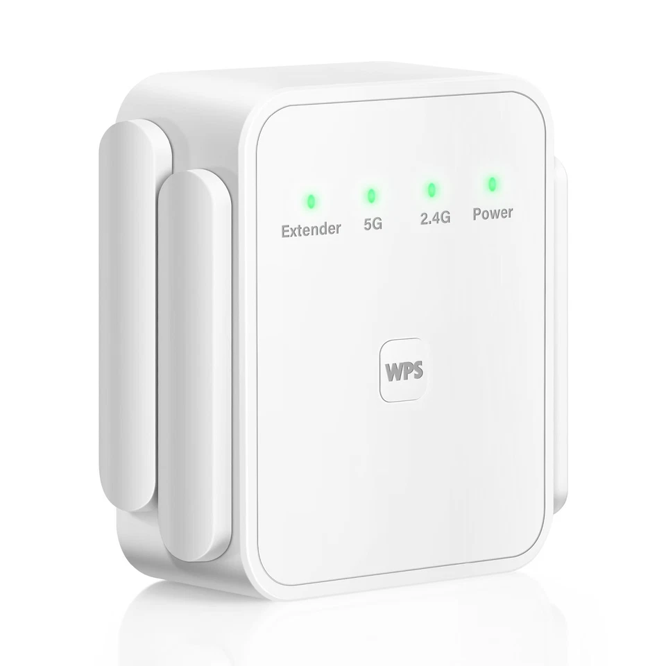 1200Mbps WiFi Range Extender Repeater Wireless Amplifier Router Signal Booster - Image 2 of 4