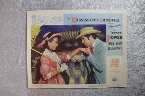 Complete Set of 8 Lobby Cards "The Mississippi Gambler" 1953 (11x14) - Picture 3 of 9