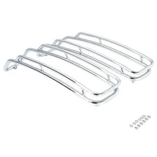 Hard Saddlebag Lid Trim Top Rails Rack Fit For Harley Road King Street Glide 14+