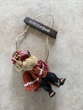 Italian Christmas Befana from Piazza Navona Italy Scacciaguai