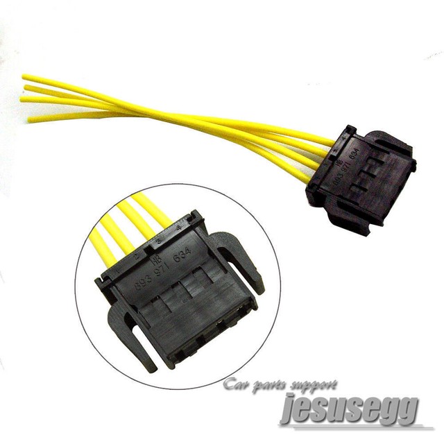For AUDI Q7 A3 A6 VW Golf Jetta 4Pin Blower Fan Motor Resistor Wire