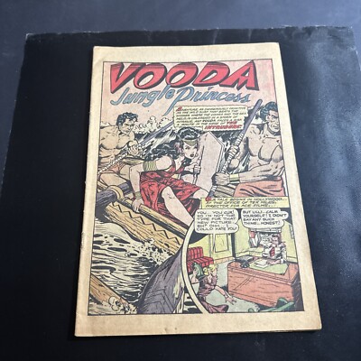 Vooda #24  (Farrell June 1955) Golden Age Comic - Rare 0.5 no cover Xx35 B