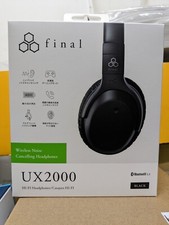 Ships Worldwide, Final UX2000 Wireless Noise Cancelling Headphones, Black