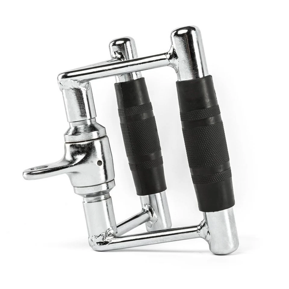 Parallelgriff / Rudergriff eng mit Ergo-Griff und Drehgelenk -für Kraftstationen - Bild 3 von 3