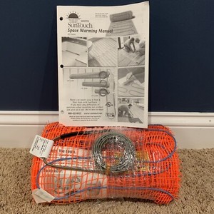 NEW D12 SunTouch Mat Floor Heat Heating Space Warming Kit 35’x12” 120V 12003512