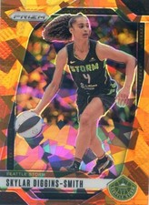 2024 Panini Prizm WNBA SKYLAR DIGGINS-SMITH #76 ORANGE ICE PRIZM STORM