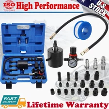 Universal Air Vibration Seized Injectors Remover Puller Tool w/ Pressure Valve