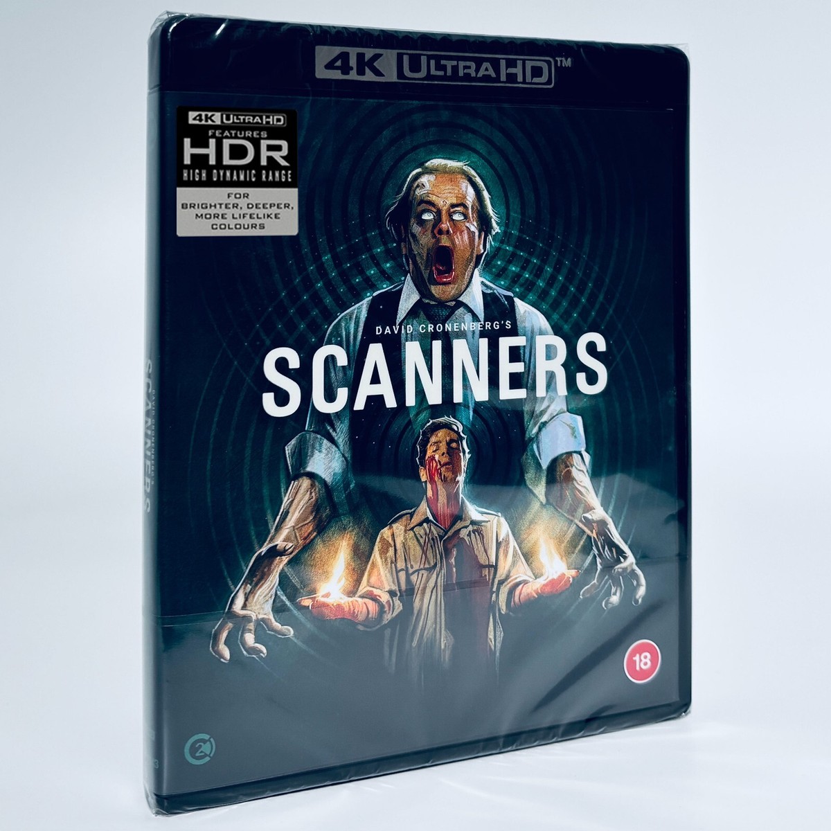 Scanners 1981 4K Ultra HD Blu-ray Second Sight Standard Edition