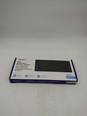 Targus Compact Multi-Device Bluetooth Antimicrobial Keyboard KB55 OPEN BOX.  283