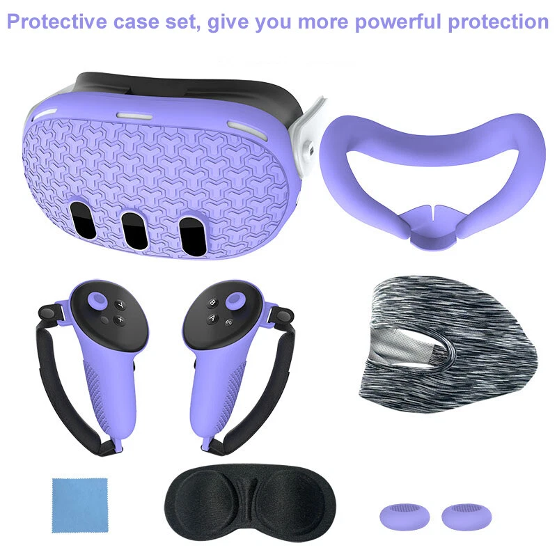 Stickers Skin for Meta Quest 2, Meta Quest 2 VR Headset & Controller, Meta  Quest 2 Stickers, Cute Sticker Protection Accessories(Purple)