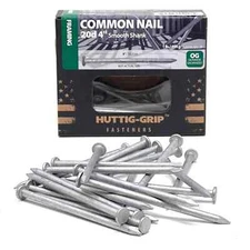 Huttig Grip 20d Framing Common Nail 4 in HGN20OGC1 Galvanized 1 lb 29 Nails