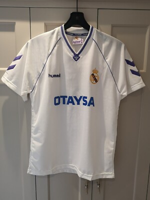 Hummel Real Madrid Vintage Replica Home Shirt 1990/91 - Adult Size