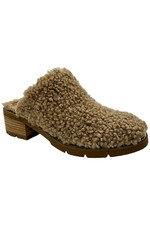 Donald Pliner Womens  Sammie Shearling Clog Natural