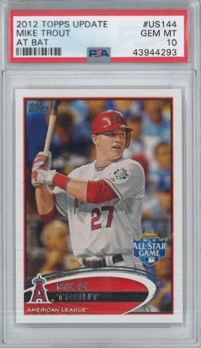 2012 Topps Update #US144 Mike Trout ROOKIE PSA GEM MINT 10