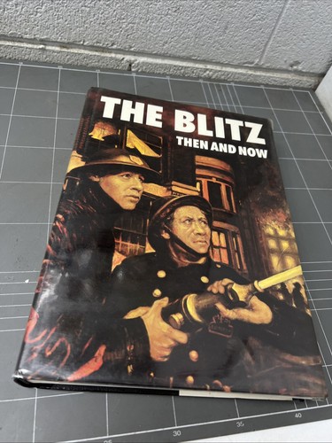 VINTAGE WAR BOOK THE BLITZ THEN AND NOW LONDON ENGLAND WW2 NAZI V