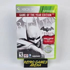 Batman: Arkham City - Game of the Year Edition (Xbox 360) Platinum CIB COMPLETE