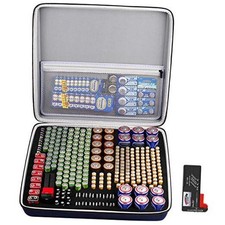 Extra Large Battery Organizer Storage Box - Garage Carrying Case Bag X-Large