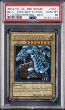2004 YU-GI-OH PROMO G001 BLUE-EYES WHITE DRAGON PSA 10