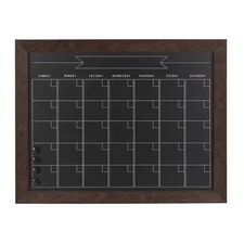 Beatrice Monthly Chalkboard Calendar Memo Board