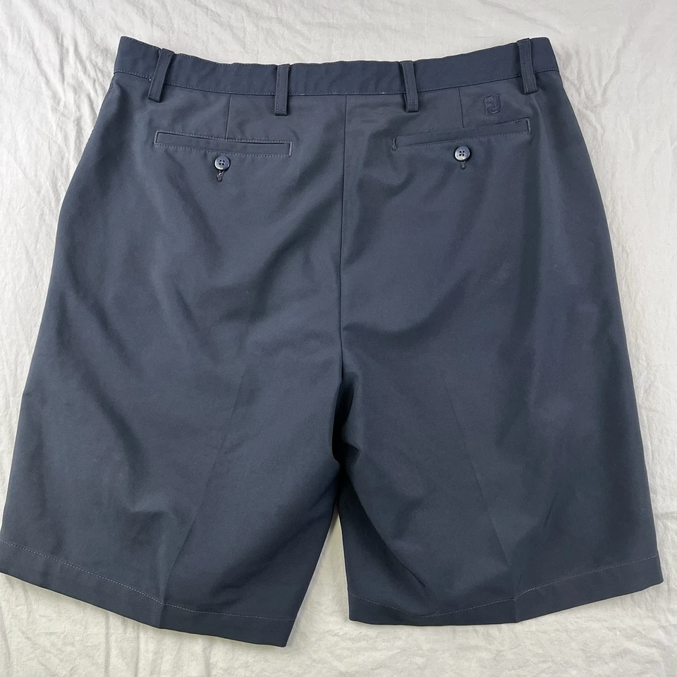 Pantalones Cortos de Golf FOOTJOY Para Hombre 36 Azul Beige Negro Elastizados Rendimiento Atlético x3 Foto 2 de 4