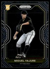 2021 Panini Prizm Miguel Yajure Rookie Pittsburgh Pirates #165