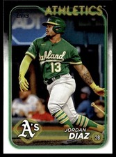 2024 Topps Jordan Diaz Oakland Athletics #697