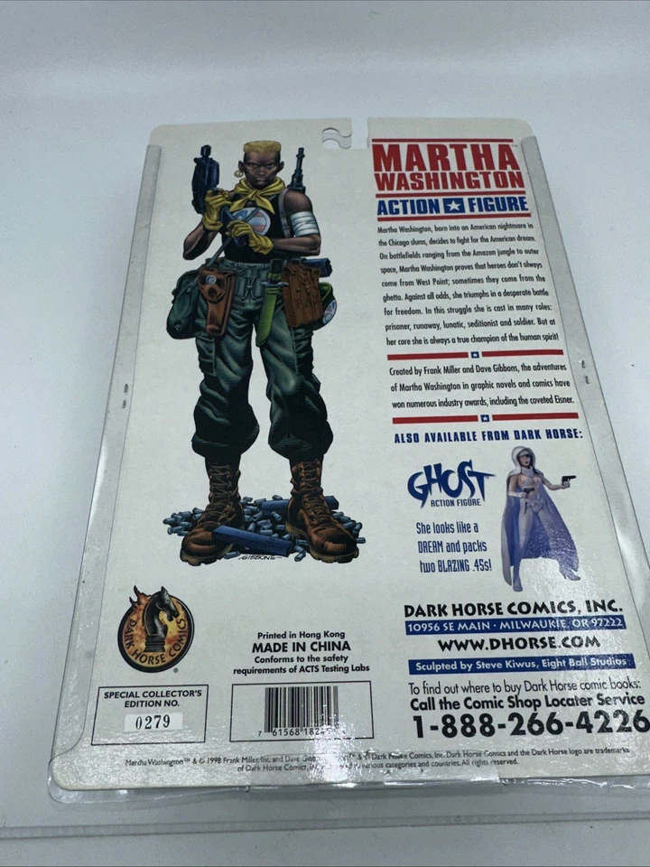 Martha Washington Edición Especial Coleccionista Nº Figura de acción 4222 1998 (sin usar, en caja) Foto 2 de 2