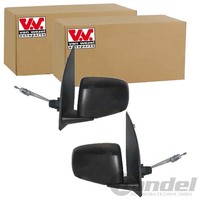 2X VAN Wezel AußEnspiegel Links+Rechts Passend FüR Fiat Panda | Einstellung: