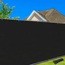 4' 5' 6 8' Privacy Fence Screen Garden Windscreen HDPE Fabric Mesh Shade Cover