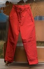 Vintage Red Cotton Genesis Pants from the 80’s Women, Made in Hong Kong 5-pocket — photo 3