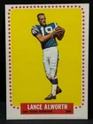 VINTAGE 1964 Topps #155 LANCE ALWORTH San Diego Chargers ROOKIE RC **L@@K **