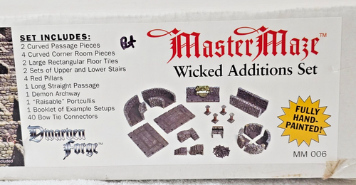 Dwarven Forge Master Maze MM006 Wicked Additions 100% Complete Boxed OOP NEW - Picture 18 of 18