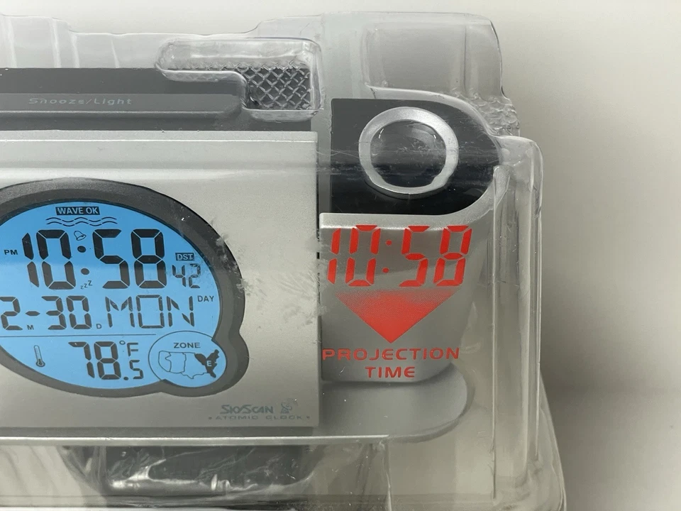 Atomic Projection Alarm Clock Equity La Crosse SkyScan 31269 LCD *SEALED* - Image 3 of 4