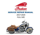 Indian FULL SIZE Service Manual | 2017 2024 | Chieftain Springfield | USB & Link