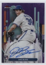 2025 Topps Finest Finest Auto Purple Refractor /125 Jake Bloss #FA-JBL Auto z1r
