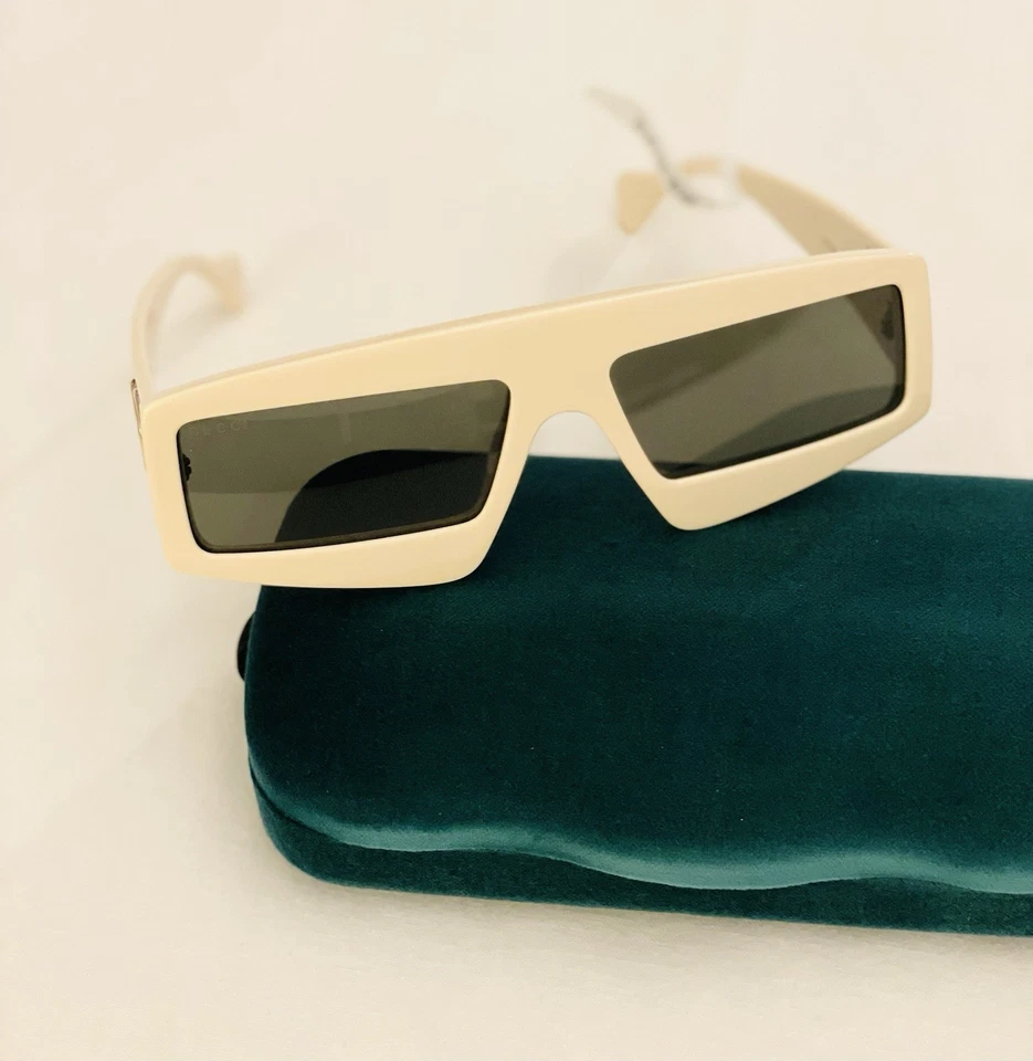 GAFAS DE SOL GUCCI ACETATO ESCUDO COLECCIÓN HOLLYWOOD FOREVER MARFIL GG0358S