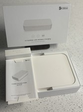 Open Box Genuine OEM Samsung Qi 10W Wireless Fast Charger Dock UV Sanitizer Box