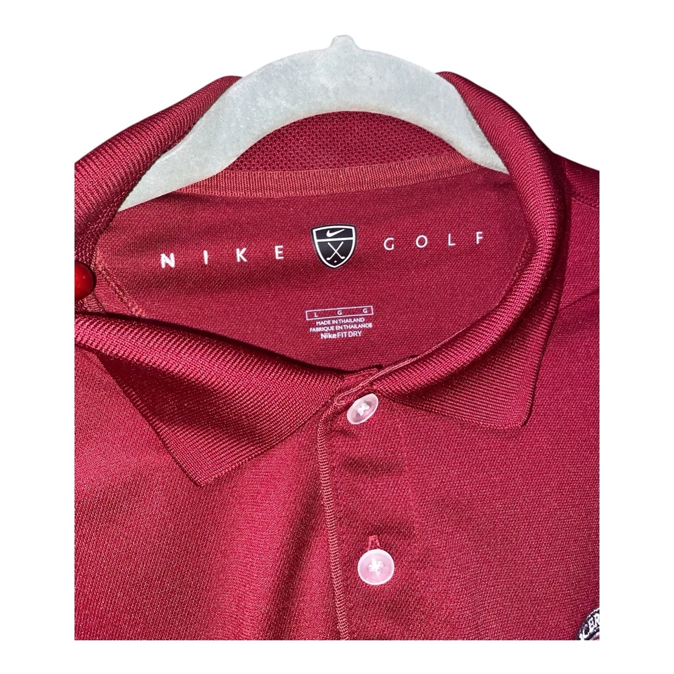 Camisa Polo Nike Golf Fit Dry Spencer T Olin Campo de Golf Dorada Para Hombre Talla Grande” Foto 3 de 4