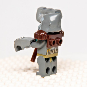 Lego Chima Minfigure - Grumlo  (loc028) with Hammer and Fist 70008